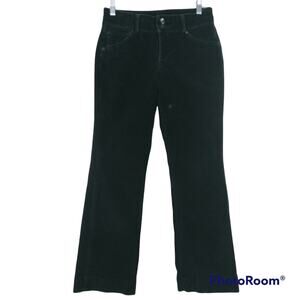 Jeanstar Black Wide Leg Velvet Y2K Jeans 4